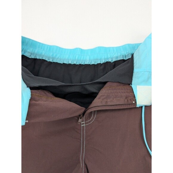 Womens Board Shorts 16W Brown Swim Bottom Built in Brief 3" Inseam Cruise Resort - Picture 6 of 13